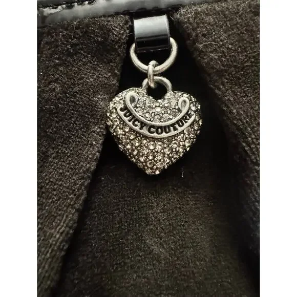 130. JUICY COUTURE | Vintage Y2K Velour Handbag Chain Link Shoulder - Picture 8 of 8